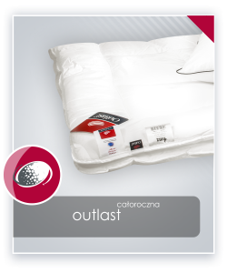 Kołdra OUTLAST całoroczna włókno OUTLAST