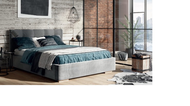 Łóżko tapicerowane VERIS Fabryka Sypialni