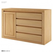 Komoda dębowa KD 308