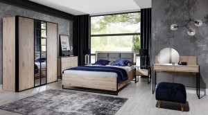 Komplet do sypialni GLASS LOFT New Elegance