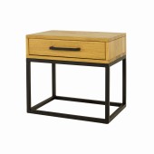 Szafka nocna dębowa SN 370 loftowa