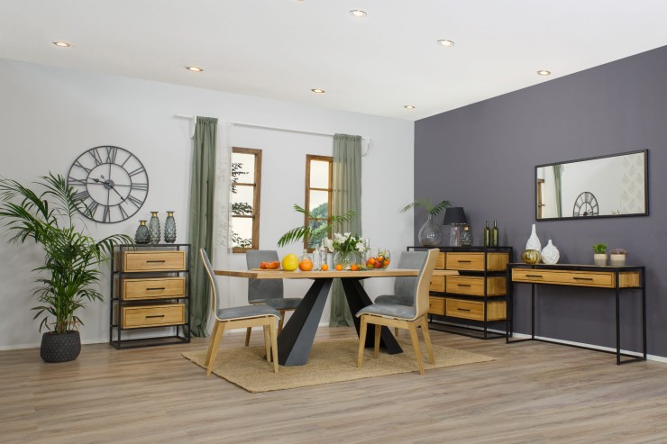 Toaletka dębowa typ LT 370 loftowa