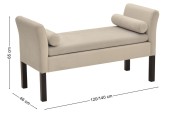 Ławka tapicerowana G New Elegance