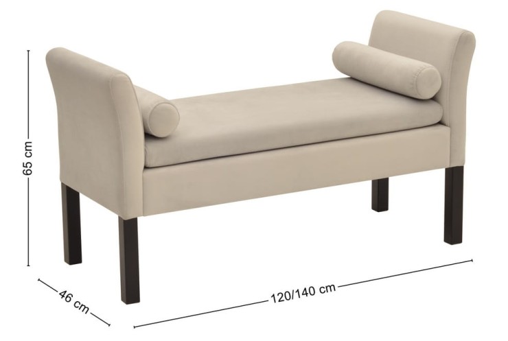 Ławka tapicerowana G New Elegance