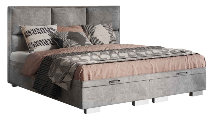 Łóżko Kontynentalne Grande z pojemnikiem Fabryka Sypialni