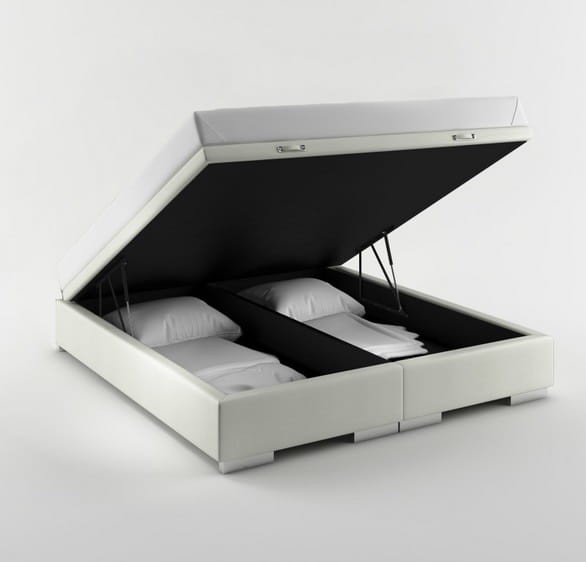 Łóżko Kontynentalne Piano z pojemnikiem New Design