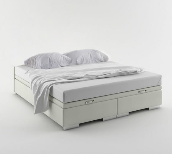 Łóżko Kontynentalne Piano z pojemnikiem New Design