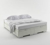 Łóżko Kontynentalne Zoya z pojemnikiem