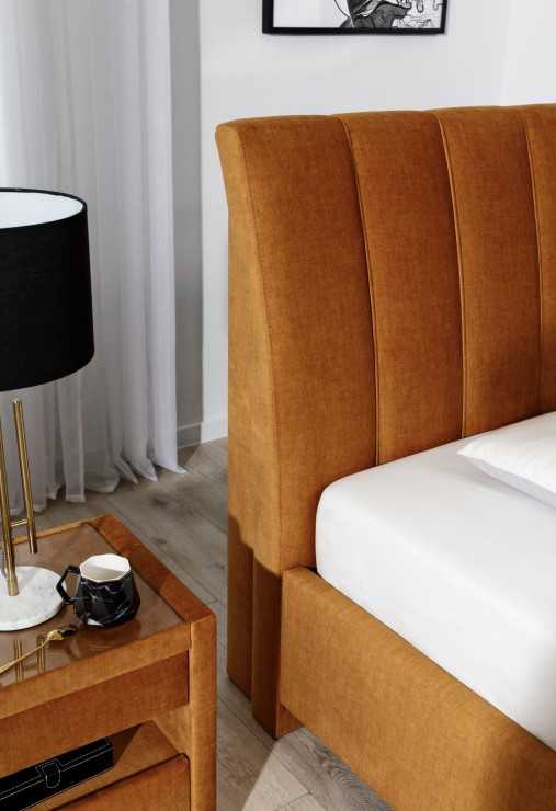 Łóżko Campo tapicerowane Fabryka Sypialni