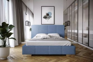 Łóżko 81272 tapicerowane M&K Foam Koło