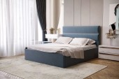 Łóżko 81232 tapicerowane M&K Foam KOŁO