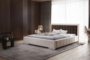 Łóżko 80270 tapicerowane M&K Foam Koło