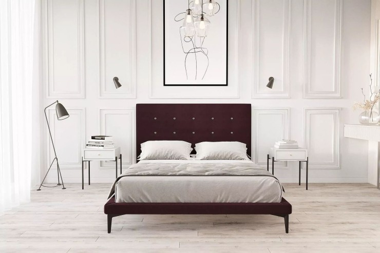 Łóżko 81239 tapicerowane M&K Foam Koło