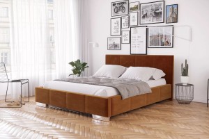 Łóżko 81271 tapicerowane M&K Foam Koło