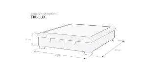 TIK LUX - korpus podstawa kontynentalna z pojemnikiem Multisystem BOX