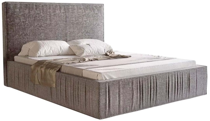 Łóżko 81249 tapicerowane z pojemnikiem M&K Foam Koło