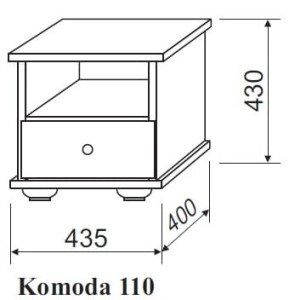 Komoda sosnowa 110 Spar Meble