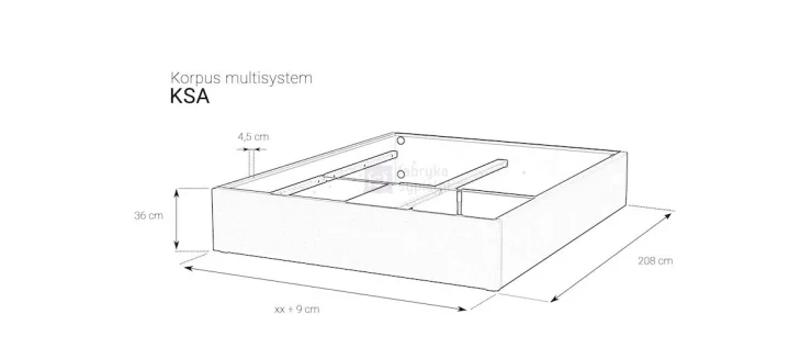 KSA - korpus podstawa Multisystem BOX