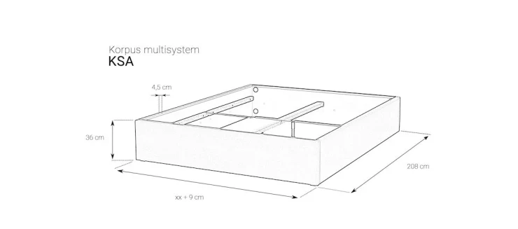 KSA - korpus podstawa Multisystem BOX