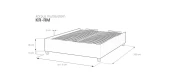 KRRM- Korpus z pojemnikiem na pościel MultiSystem BOX M&K Foam Koło