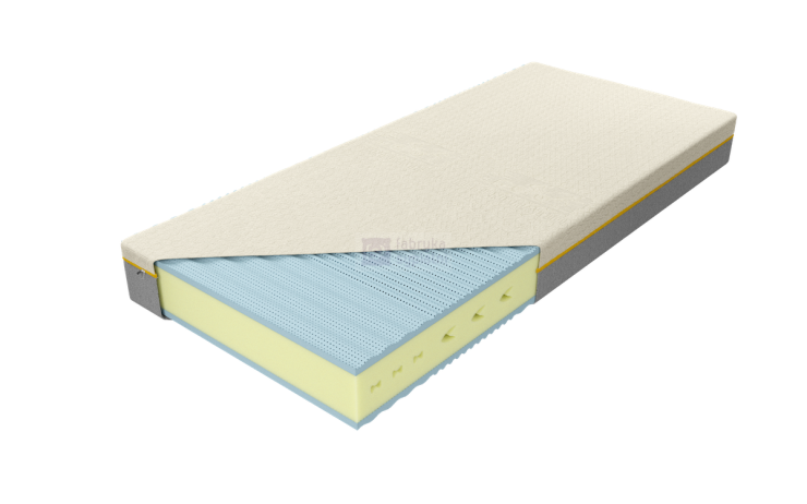 Materac Ewelina Talalay Blue H2 Silver Lux 140x200cm