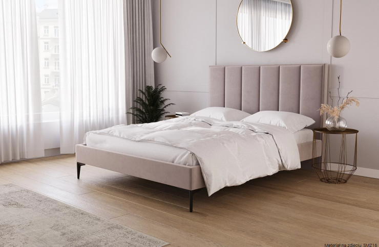Łóżko 81244 tapicerowane M&K Foam Koło