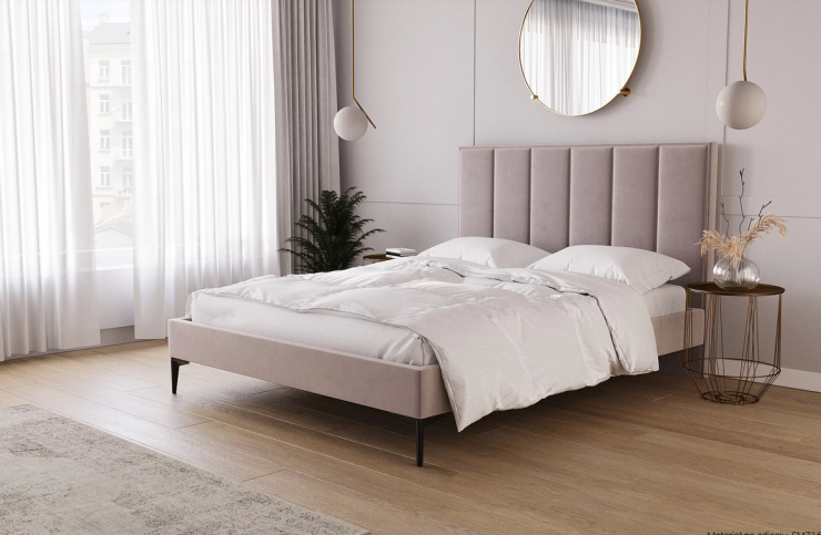 Łóżko 81244 tapicerowane M&K Foam Koło