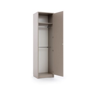 Szafa Genius W z wieszakami i półką do półkotapczanu Genius bez biurka New Elegance 