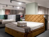 Łóżko Kontynentalne Asti z pojemnikiem Fabryka Sypialni