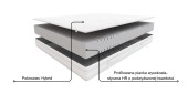 Materac Foxtrot Hilding Hybrid 180x200