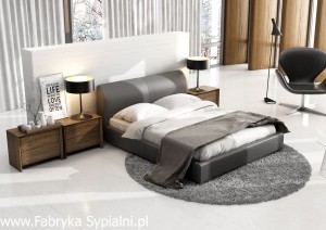 Łóżko tapicerowane Iris Lux z pojemnikiem 