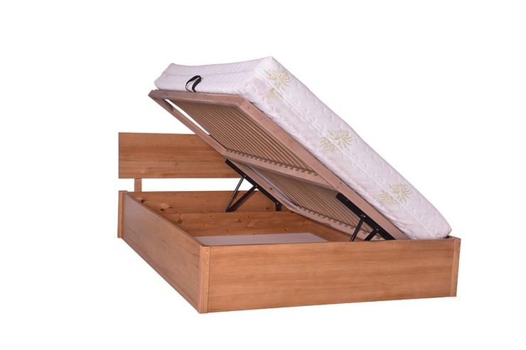 Łóżko Ametyst 4/3 z pojemnikiem na pościel