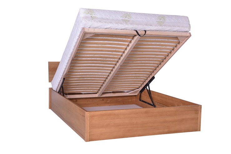 Łóżko Ametyst 4/3 z pojemnikiem na pościel