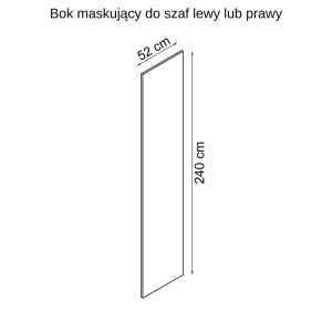 Sleep Varia - bok maskujący zewnętrzny LEWY