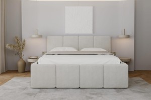 Łóżko 81261 tapicerowane M&K Foam Koło