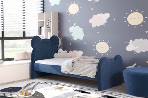 Łóżko dziecięce 81266 SP tapicerowane M&K Foam Koło