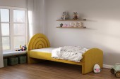 Łóżko dziecięce 81267 tapicerowane M&K Foam Koło