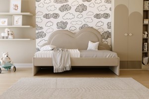 Łóżko dziecięce 81269 tapicerowane M&K Foam Koło