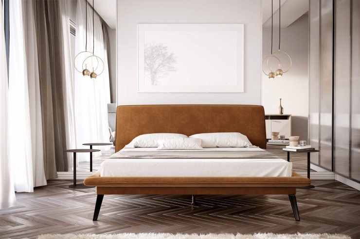 Łóżko 81282 tapicerowane M&K Foam