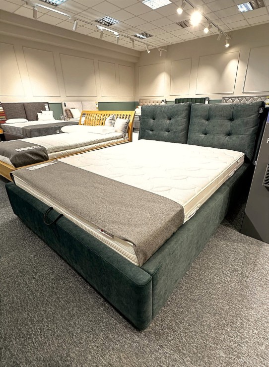 Łóżko Vesper 160x200 z pojemnikiem z ekspozycji Salonu Puławska 