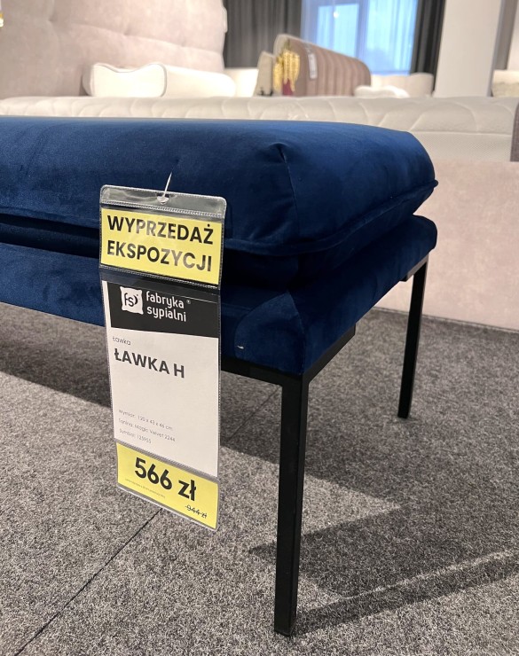 Ławka H z ekspozycji Salonu Janki