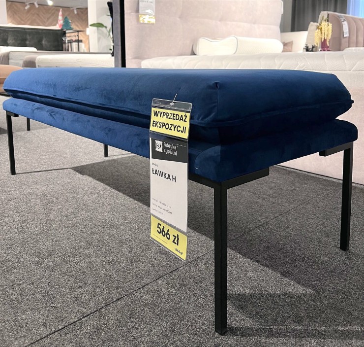 Ławka H z ekspozycji Salonu Janki