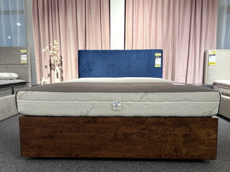 Łóżko kontynentalne HYGGE PLUS 160x200 z pojemnikiem z ekspozycji Salonu Janki