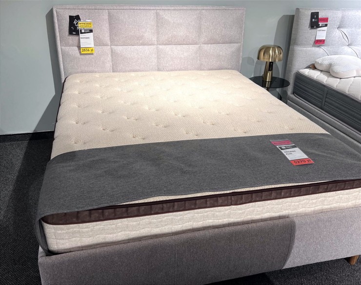 Łóżko MASSIMO 160x200 bez pojemnika z ekspozycji Salonu Janki
