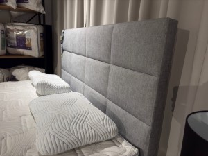 Łóżko DOMO kontynentalne 101 z pojemnikiem 160x200 z ekspozycji Salonu Józefów
