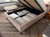 Łóżko LEO z pojemnikiem 140x200 z ekspozycji Salonu Józefów