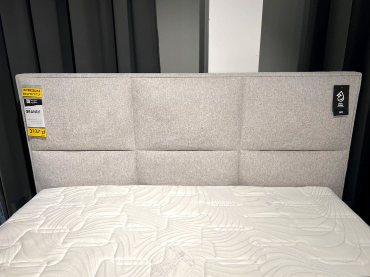 Łóżko GRANDE 160x200 z pojemnikiem z ekspozycji Salonu Janki