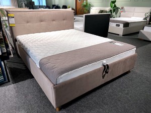 Łóżko COMO 160x200 z pojemnikiem z ekspozycji Salonu Janki