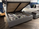 Łóżko VESTA BED 160x200 z pojemnikiem z ekspozycji Salonu Józefów