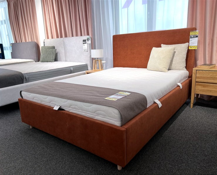 Łóżko ELM 160x200 z pojemnikiem z ekspozycji Salonu Janki 